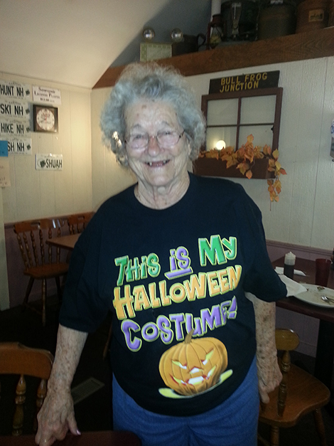 Mary Demers on Halloween