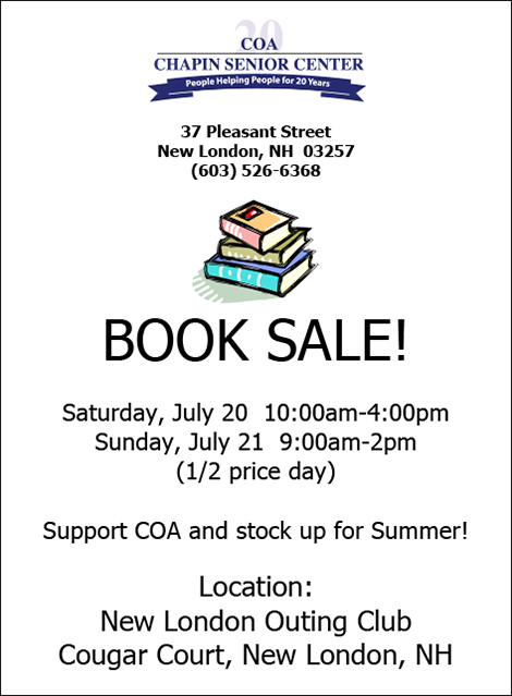 COA Holds Book Sale Fundraiser