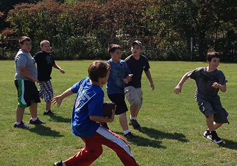 Touch Football at AE/MS