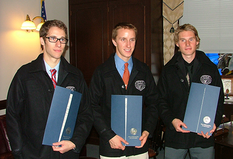 Two Andover Ski Jump Champions Honored by New Hampshire House