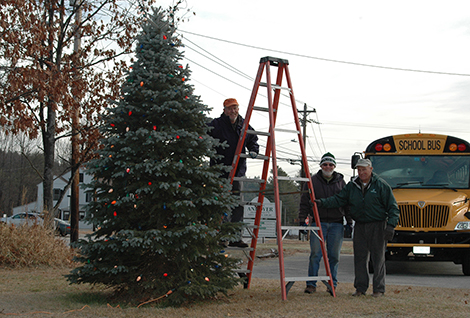 Town Christmas Tree Lighting on December 1