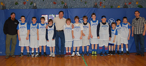 Fifth/Sixth Grade Boys Team Captures Quad Valley Championship