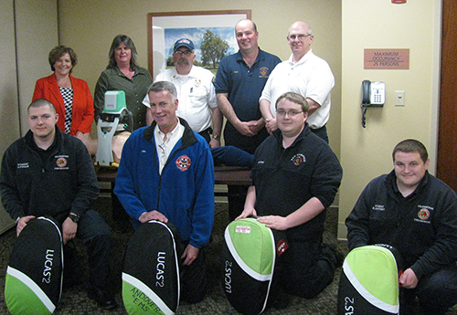 Andover EMS Receives LUCAS Unit from LRGHealthcare