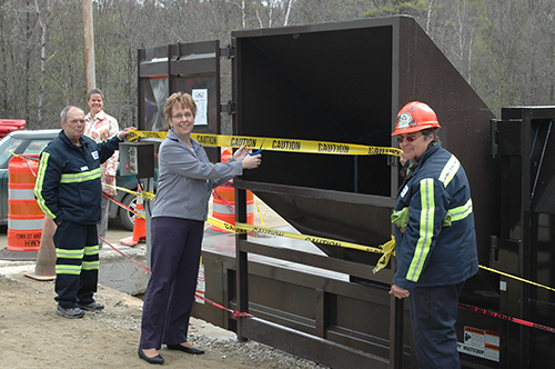 New Recycling Compactor in Service at Transfer Station