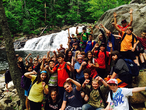 AE/MS Sixth, Seventh Grades Enjoy Profile Falls and Polar Caves