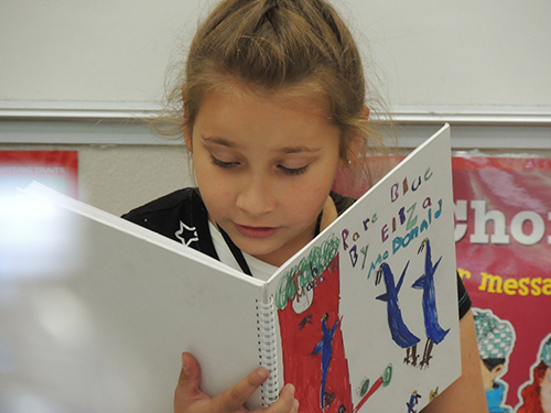 AE/MS Second Graders Turn Research into Books