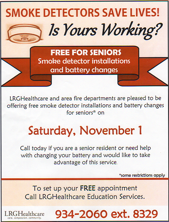 Free Smoke Detector Installation for Seniors