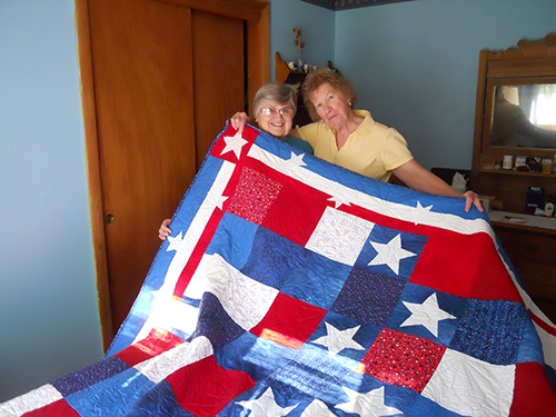 Toot Fleury Wins Fourth of July Quilt
