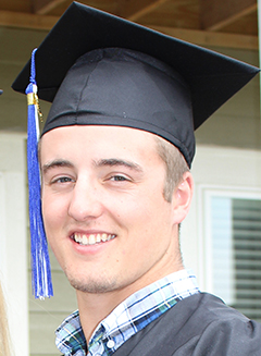 Jake Frost Graduates from UNH Manchester