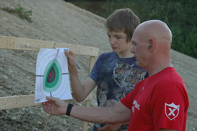 Bruce Clough Trains Boy Scouts in Firearms Safety
