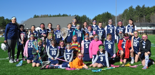 Andover Girls Play in Blue Storm Lacrosse League
