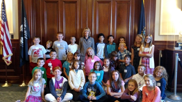 AE/MS Fourth Graders Visit State Government