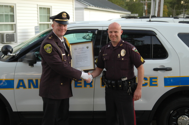Joe Mahoney Receives Commendation for Help in Investigation