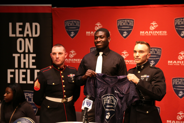 Proctor’s Chris Agyemang to Play in Marine Corps’ Bowl Game