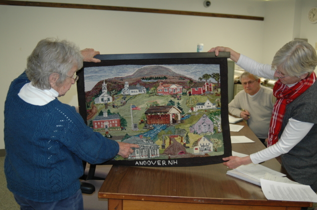 Hooked Rug Presented to Town of Andover