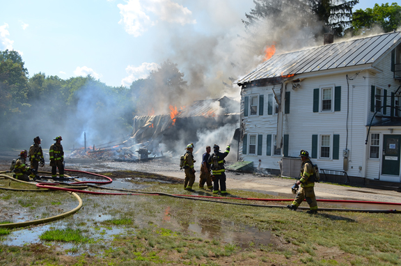 Fire Destroys Proctor Academy’s Thoreau House Dormitory