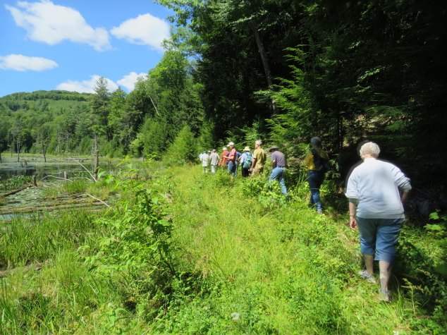 Andover Institute Sponsors a Hike Around Hopkins Pond