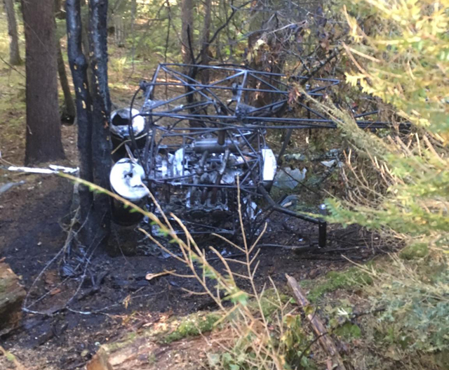Helicopter Crashes on Take-Off from Rivers Edge Road