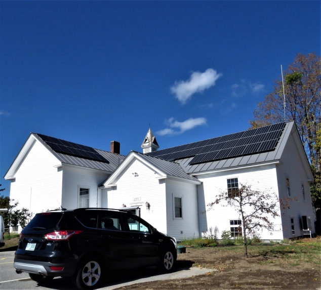 Solar power lights up – and heats – Andover’s Town Office Building