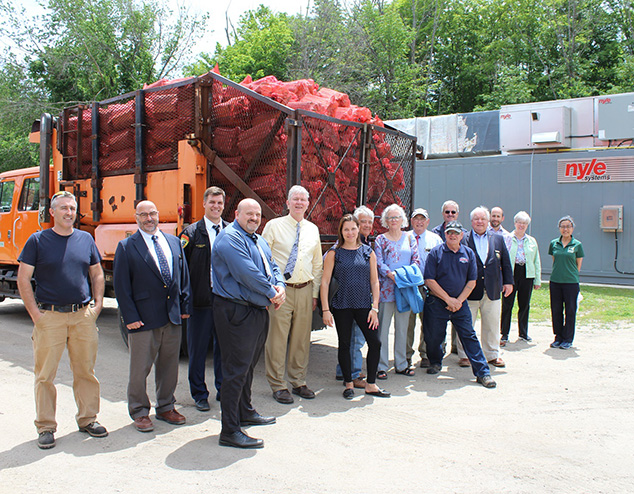 State Park Committee Visits Dept. of Corrections Firewood Kiln