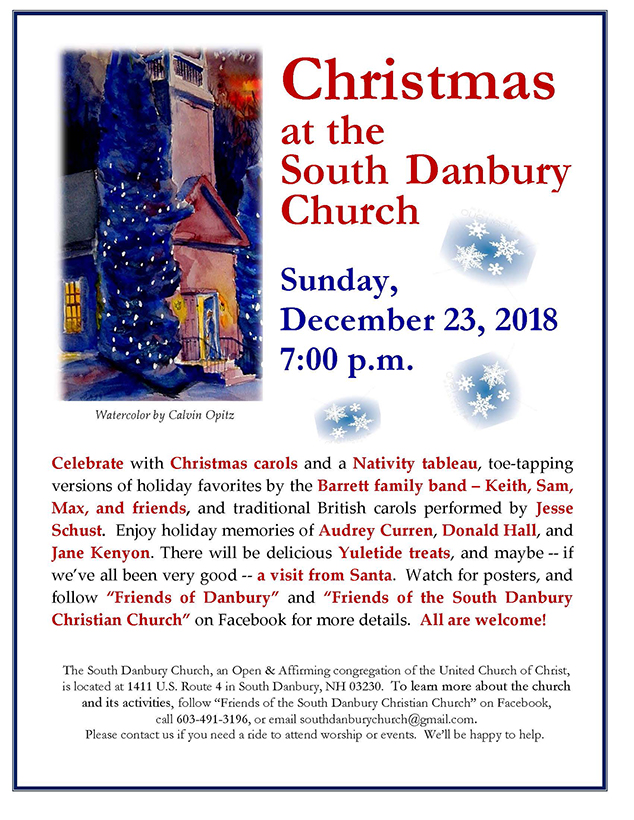 Christmas 2018 at South Danbury Church