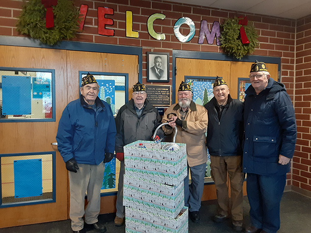 Christmas Boxes Presented to Veterans