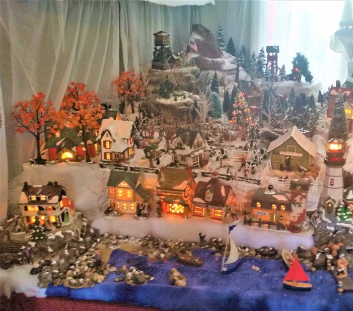 Miniature New England Village Goes on Display at the Hub