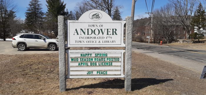 Town Sign Announces Spring and Inevitable Mud Season
