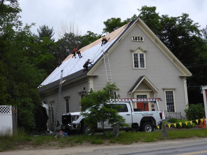 Work Starts on Hub’s Much Needed Roof Repair