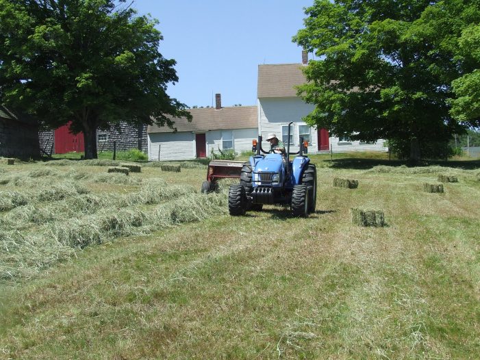 Hersey Farm Finishes Haying Before Summer Heat Wave Hits