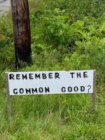 Reader Implores People to Remember the Common Good
