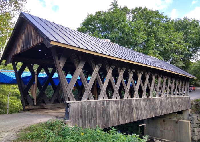 Keniston Covered Bridge Gets Roof Repair 
