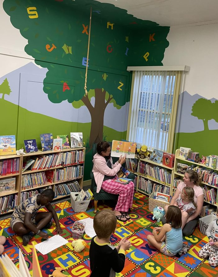 Andover Library Holds Pajama Party Reading Time