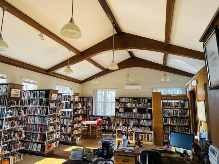 Renovation of the William A Bachelder Library Ceiling