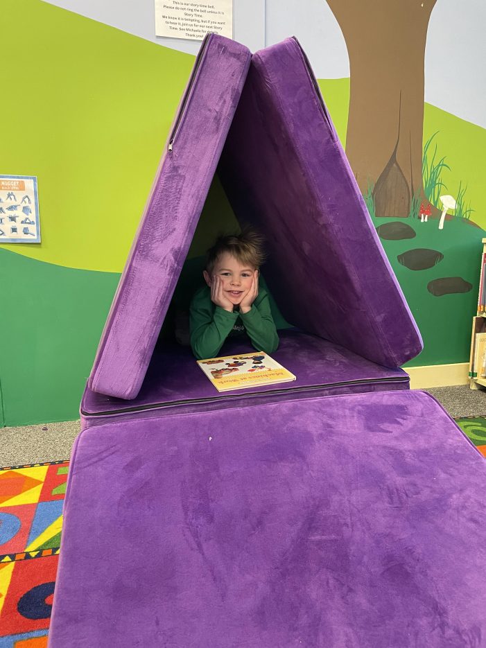 Ollie’s Play Couch at Andover Public Library