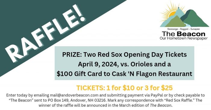 Opening Day Red Sox Tickets in Beacon Raffle
