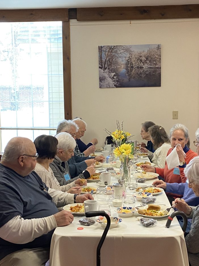 Andover Community Hub Hosts First Senior Lunch