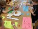 Children Enjoy Pizza and Spelling Their Names