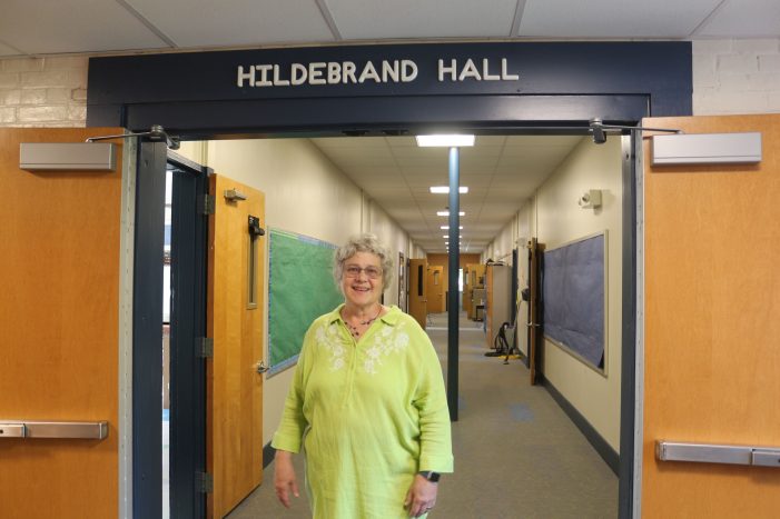 AE/MS Dedicates Hallway to Gretchen Hildebrand