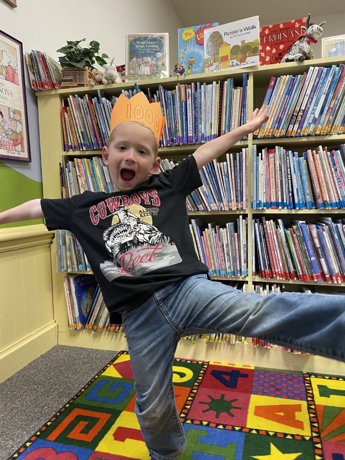 Child Completes 1000 Books Before Kindergarten Challenge