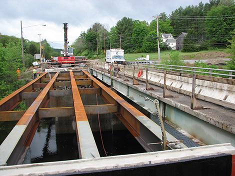 Major Highway Work Under Way on Each Side of Andover Village