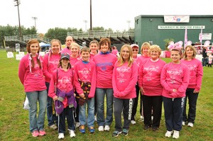 Andover's Imagination Inn team, shown here at the 2012 Making Strides walk, is one of the many Andover teams that help make strides against breast cancer. The 2012 Concord event raised a record-breaking $613,763, making the Concord event once again the top per capita Making Strides event in the country out of the 300 events hosted by the American Cancer Society in 2012.