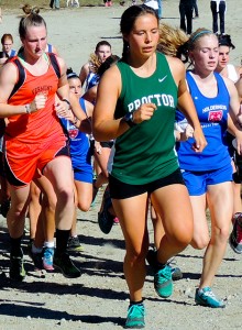 Emi Morison was Proctor Academy's top runner for 2013. Photo: Chuck Will