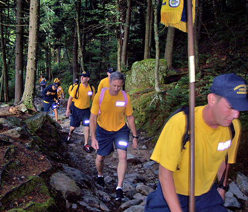 Sailors From USS Kearsarge Climb the Mountain