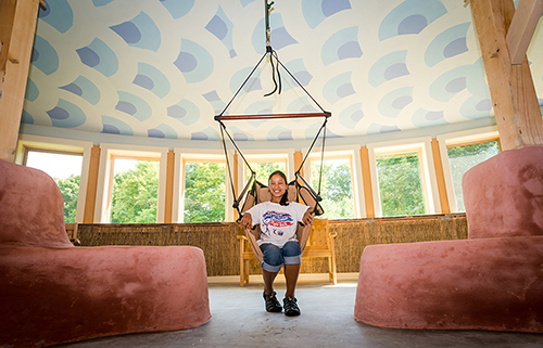 Colby-Sawyer’s Latest Classroom Built from Straw Bales