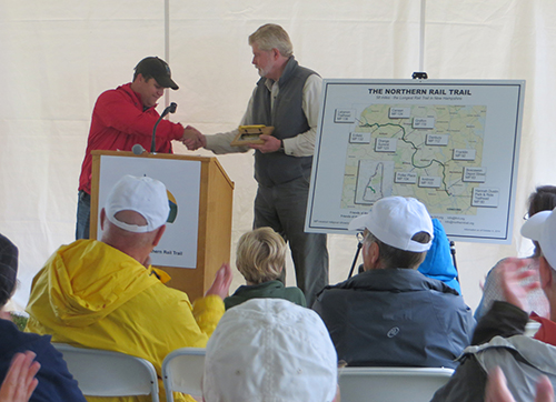 Finish Line Celebration Recognizes Trail Builders