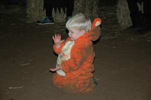 Connor Koron decided he wanted to be “The Mudman” for Halloween. Photo: Carol Weatherbee, Snap and Shoot Photography