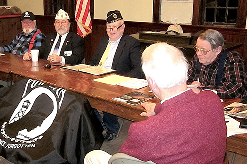 Dignitaries on Hand for Post 101 Meeting