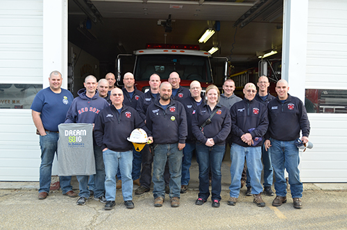 Andover Fire Department Awarded St Baldrick’s “Brave to Shave” Award