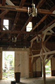 Barn Project at Highland Lake Inn Nears Completion